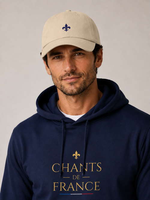 Casquette Fleur de Lys Bleue