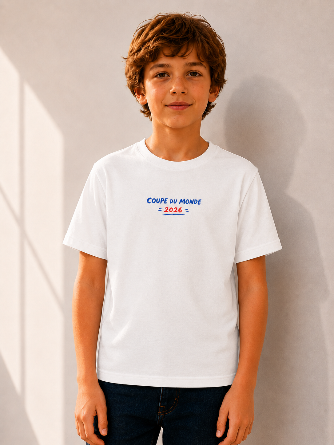 T-shirt Enfant Coq Coupe du Monde 2026